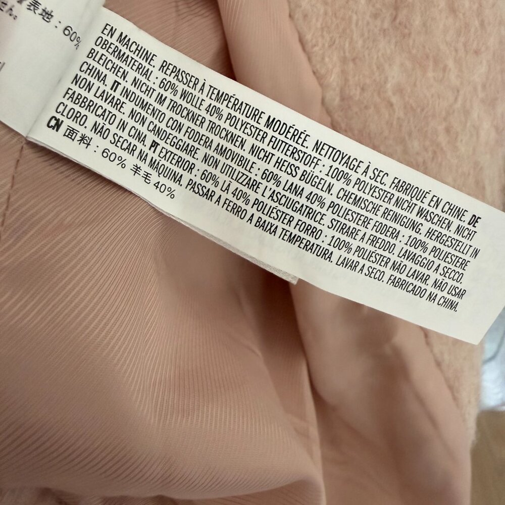 Grey Lab Woman Oversize Longline Wool Blend Coat,  XS - Picture 9 of 11